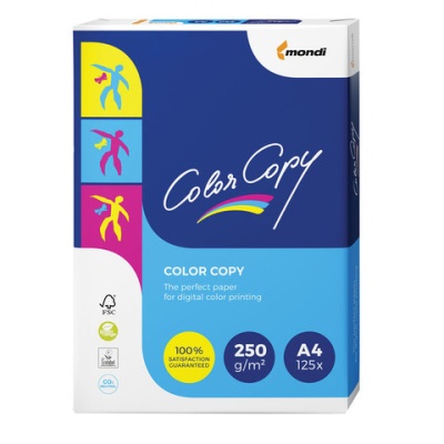 Бумага для полноцветной печати, А4, 250г/м2, Color Copy А++, 161%, 125л, Россия