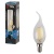 Лампа светодиодная ЭРА, 5 (40) Вт, цоколь E14, "свеча на ветру", холодный белый свет, 30000 ч., F-LED BXS-5w-840-E14