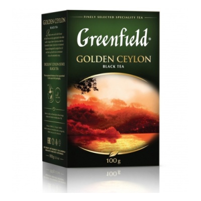 Чай черный Golden Ceylon 100гр, _, Greenfield, Россия