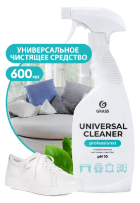 Средство моющее для полов и стен UNIVERSAL CLEANER, жидкость, 0,6л, флакон с тригером, GRASS, Россия