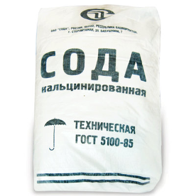 Сода кальцинированная, 25кг, NN, Россия
