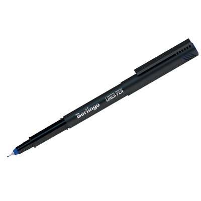 Ручка линер, _, BERLINGO, 207067, корпус пластик, черный, 0,4мм, Китай