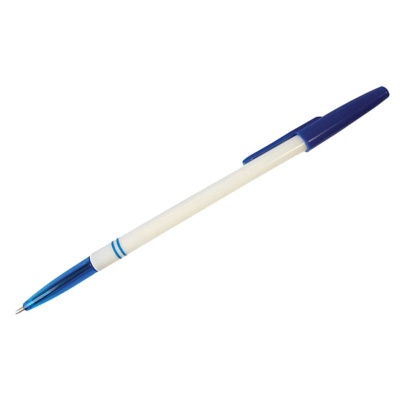 Ручка шариковая , _, OfficeSpace, BP2019_2748BU, корпус пластик, бело/синий, 0,35мм, Китай