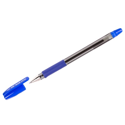 Ручка шариковая , грип, Pilot, BPS-GP-M-L, корпус пластик, тонированный синий, 0,4мм, Япония