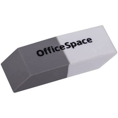 Ластик OfficeSpace, _, скошенный комбинирован., термопластичная резина, 41 х 14 х 8мм, Китай