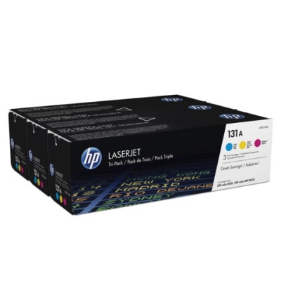 Картридж лазерный HP (U0SL1AM) LaserJet Pro200 color M276/M251, оригинальный, КОМПЛЕКТ 3 цвета CMY, ресурс 3х1800 страниц