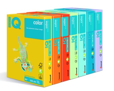 Бумага цветная IQ Color, А4, 80г/м2, 500л, Австрия