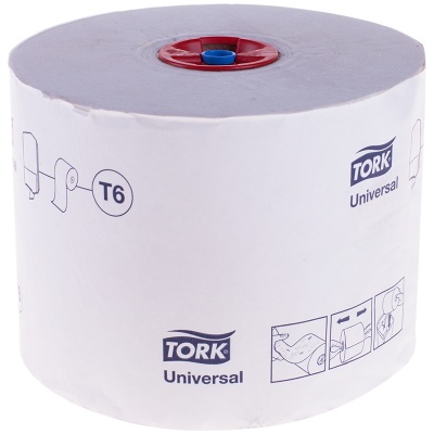 Бумага туалетная 1-сл, Tork Universal, , рулон, с втулкой, натур, 135м,   (1шт) , Россия