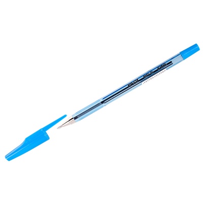 Ручка шариковая-масляная, клип, Pilot,  BP-SF-L, корпус пластик, тонированный голубой, 0,32мм, Япония