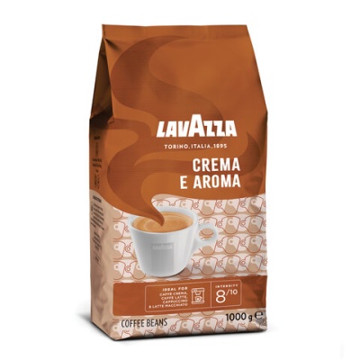 Кофе в зернах вакуумный пакет 1000г, Crema E Aroma LAVAZZA, Италия