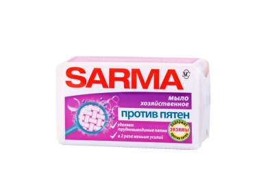 Мыло кусковое хозяйственное 140г, , Sarma, Россия