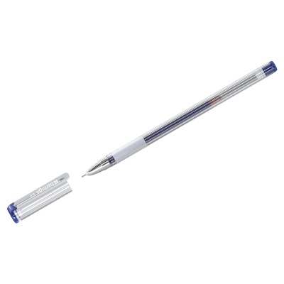 Ручка гелевая, грип, BERLINGO, Standard, корпус пластик, прозрачный, 0,3мм, Китай