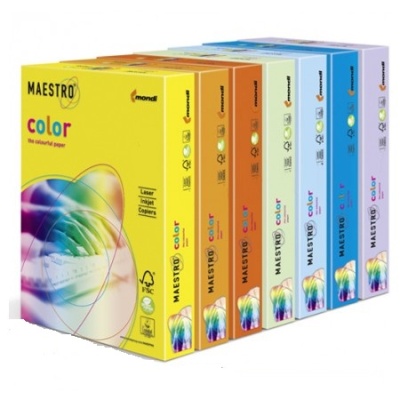 Бумага цветная Maestro Color, А3, 80г/м2, 500л, Австрия